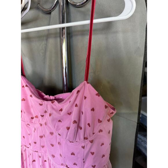 Betsy Johnson pink polka dot dress - Picture 7 of 8